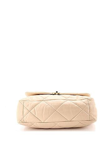 Chanel 19 Flap Bag Quilted Leather Maxi (view 2)