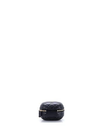 Chanel CC Bubble Top Handle Vanity Case with Chain Quilted Lambskin Small (view 2)