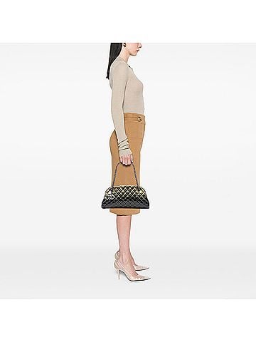 Chanel Medium Patent Ombre Just Mademoiselle Bowling Bag (view 2)