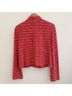 St. John Stripes Red Jacket Size 10 - photo 4
