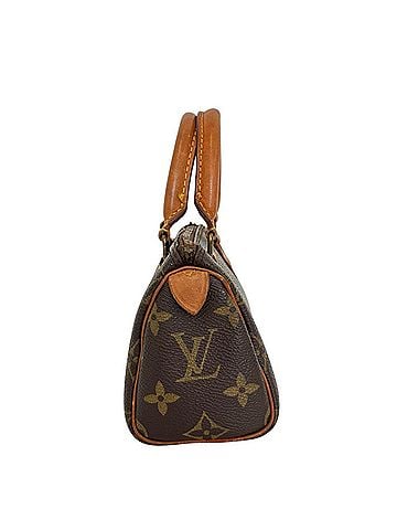 Louis Vuitton Louis Vuitton Vintage Monogram Mini Speedy Shoulder Pouch M41534 Brown Women's (view 2)