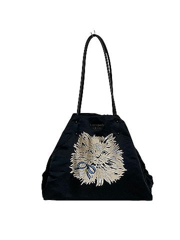 Kate Spade New York Kate Spade New York Everything Puffy Cat Large Tote Bag, Black, Women's (view 1)
