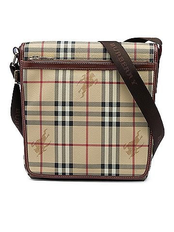 Burberry Haymarket Check Coated Canvas Crossbody (view 1)