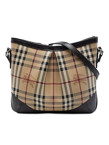 Burberry Haymarket Check Coated Canvas Hartham Crossbody (view 1)