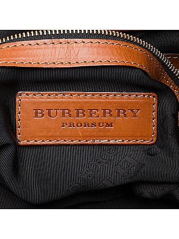 Burberry Mega Check Canvas and Leather Satchel (view 2)