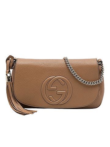 Gucci Medium Calfskin Soho Chain Flap Crossbody (view 1)