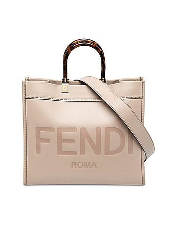 Fendi Medium Leather Sunshine Shopper Tote (view 1)