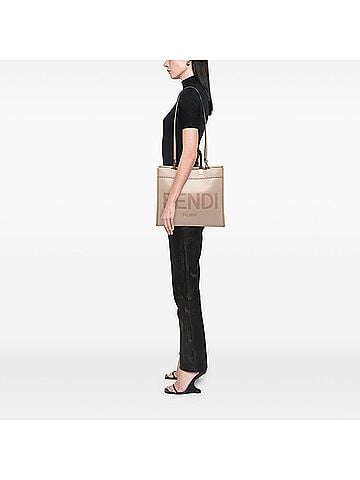 Fendi Medium Leather Sunshine Shopper Tote (view 2)
