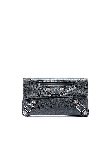 Balenciaga Lambskin Motocross Giant 21 Envelope Clutch (view 1)