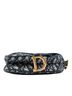 Dior 100% Canvas Blue Mini Oblique Canvas Saddle Bag One size - photo 4