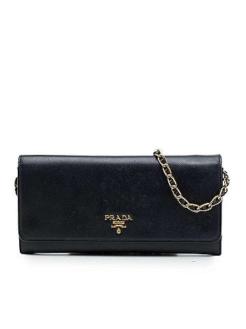 Prada Saffiano Wallet On Chain (view 1)