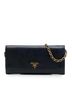 Prada 100% Leather Black Saffiano Wallet On Chain One size - photo 1