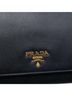 Prada 100% Leather Black Saffiano Wallet On Chain One size - photo 6
