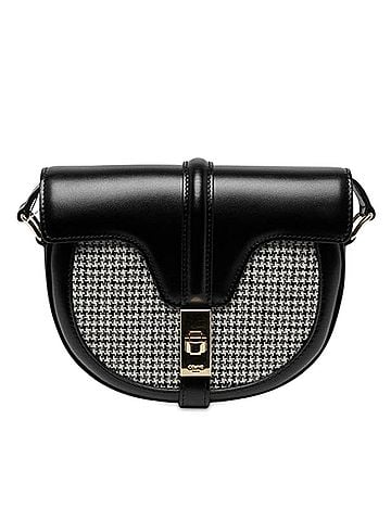 Céline Small Calfskin and Tweed Besace 16 Crossbody (view 1)