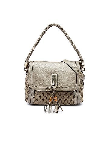 Gucci GG Canvas Bella Flap Satchel (view 1)