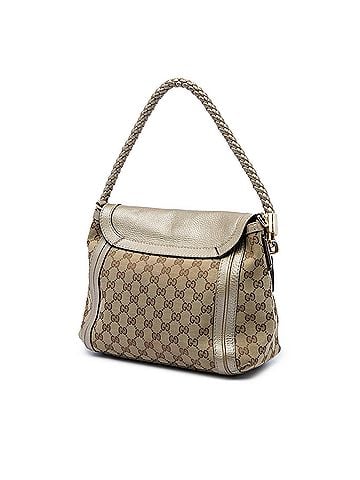 Gucci GG Canvas Bella Flap Satchel (view 2)