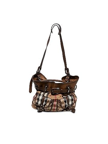 Burberry House Check Canvas and Calfskin Bromley Satchel (view 1)