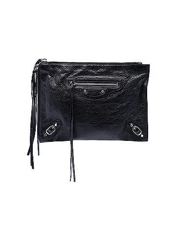 Balenciaga Lambskin Motocross Classic Zip Around Flat Clutch (view 1)