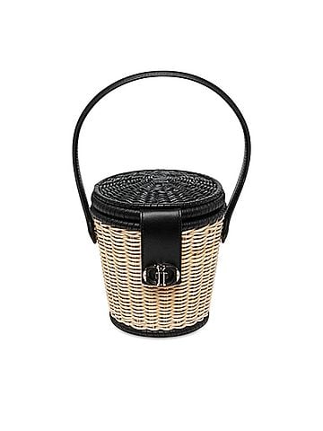 Dior Wicker CD Bucket Bag (view 1)