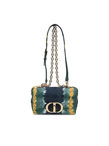 Dior Small Denim Cannage Tie Dye Caro Bag (view 1)