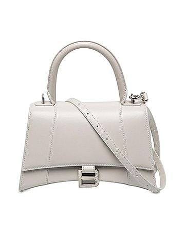 Balenciaga Small Shiny Box Calfskin Hourglass Top Handle Bag (view 1)