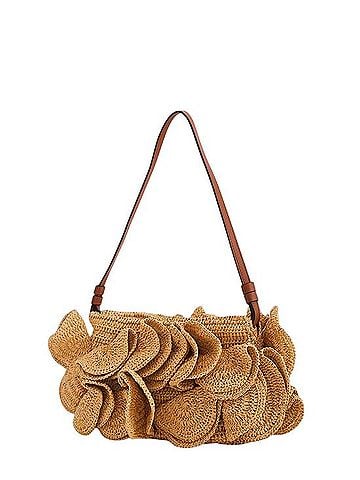 FARM Rio Flower Raffia Shoulder Bag Shoulder Bag (view 2)