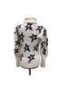 Perfect Moment Stars White Black Turtleneck Sweater Size S - photo 2
