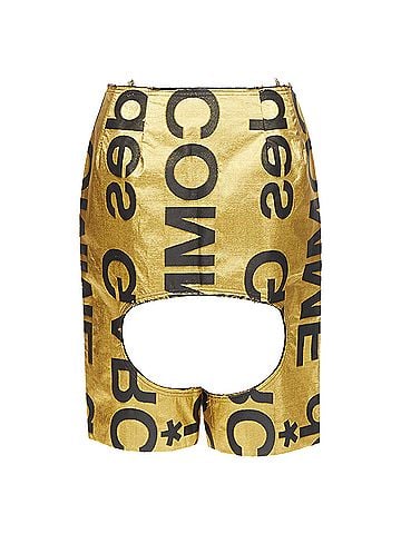 Comme des Garçons Comme Des Garcons 2020 Silk Logo Shorts (view 1)