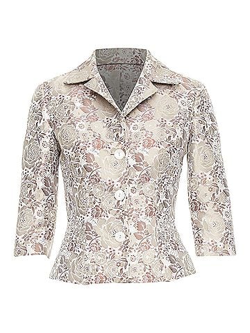 Dolce & Gabbana Dolce Gabbana Floral Jacquard Blazer Jacket (view 1)