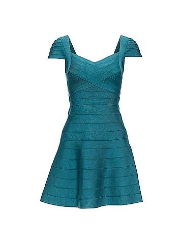 Herve Leger Herve Leger Cap Sleeve Sweetheart Dress (view 1)