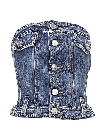 Dsquared2 Dsquared2 Denim Boned Corset Bustier Top (view 1)