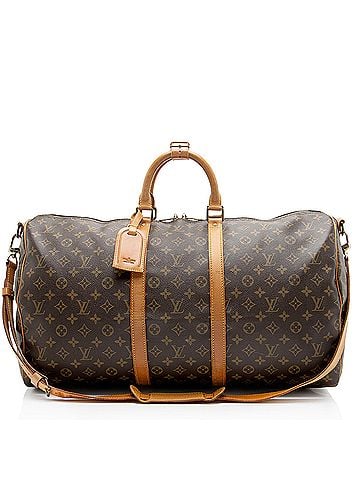 Louis Vuitton Louis Vuitton Vintage Monogram Canvas Keepall Bandouliere 55 Duffle (view 1)