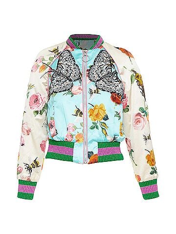 Gucci Gucci 2016 Michele Runway Silk Bomber Jacket (view 1)