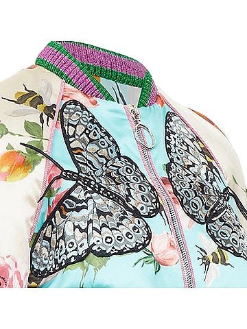 Gucci Gucci 2016 Michele Runway Silk Bomber Jacket (view 2)