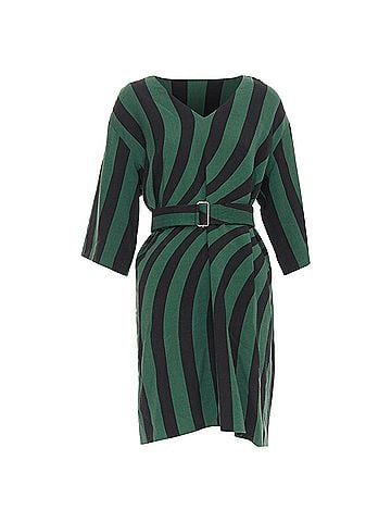 Dries Van Noten Dries Van Noten 2017 Graphic Belted Dress (view 1)