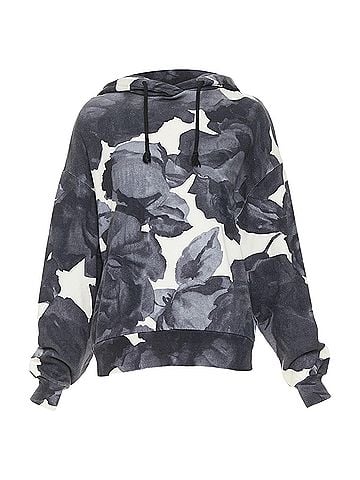 Dries Van Noten Dries Van Noten Rose Print Drawstring Hoodie (view 1)
