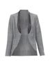 Rag & Bone 100% Wool Gray Rag &amp; Bone Checked Wool Leather Blazer Size 2 - photo 1