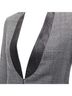 Rag & Bone 100% Wool Gray Rag &amp; Bone Checked Wool Leather Blazer Size 2 - photo 2