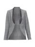 Rag & Bone 100% Wool Gray Rag &amp; Bone Checked Wool Leather Blazer Size 2 - photo 3