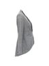 Rag & Bone 100% Wool Gray Rag &amp; Bone Checked Wool Leather Blazer Size 2 - photo 5