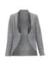 Rag & Bone 100% Wool Gray Rag &amp; Bone Checked Wool Leather Blazer Size 2 - photo 9