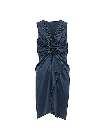 Lanvin Lanvin 2007 Midnight Blue Silk Dress (view 1)