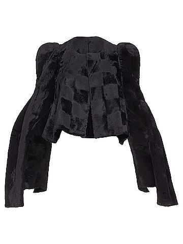 Comme des Garçons Comme Des Garcons 2019 Velvet Checkered Jacket (view 1)