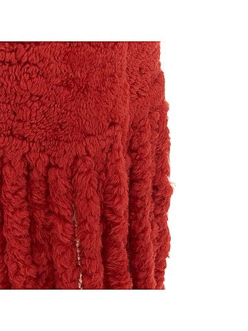 Bottega Veneta Bottega Veneta 2020 Runway Yellow Red Fur Fringe Coat (view 2)