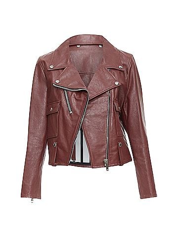 Golden Goose Golden Goose Leather Biker Jacket (view 2)