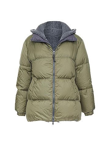 Brunello Cucinelli Brunello Cucinelli Cashmere White Puffer Jacket (view 1)