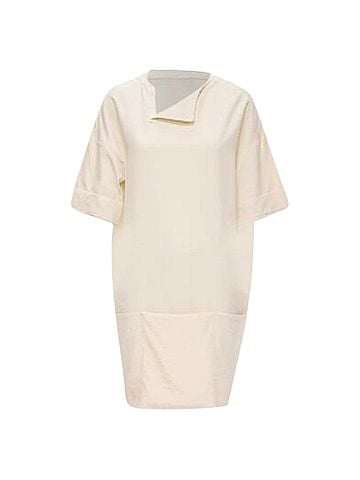 The Row The Row Silk Asymmetric Boxy Dress (view 1)