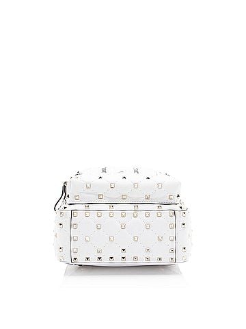 Mario Valentino Valentino Leather Rockstud Spike Mini Backpack (view 2)