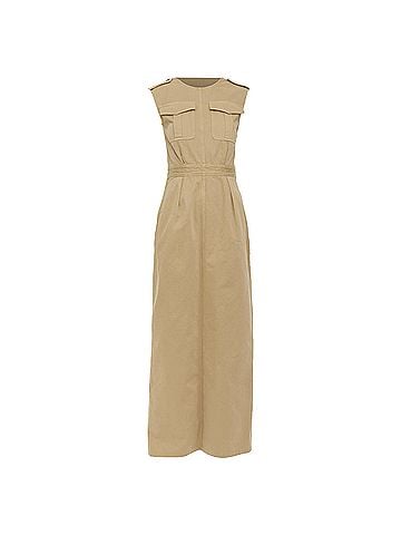 Dries Van Noten Dries Van Noten 2020 Runway Brown Utility Pocket Dress (view 1)