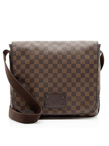 Louis Vuitton Louis Vuitton Damier Ebene Brooklyn MM Messenger (view 1)